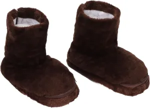 Yosoo USB Electric Heated Shoes, Warm Foot Warmer for Winter (Brown)