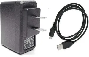 Yustda AC/DC Adapter Micro USB Charging Cable Replacement for Cubii Pro F3A1 Under Desk Smart Elliptical Silver Pedal Bike Cycle Motion Compact Mini Exerciser Power Supply Battery Charger Mains PSU