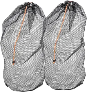 Zerodeko 2-pack Sleeping Bag Storage Bags Mesh Drawstring for Camping Travel Blanket Storage